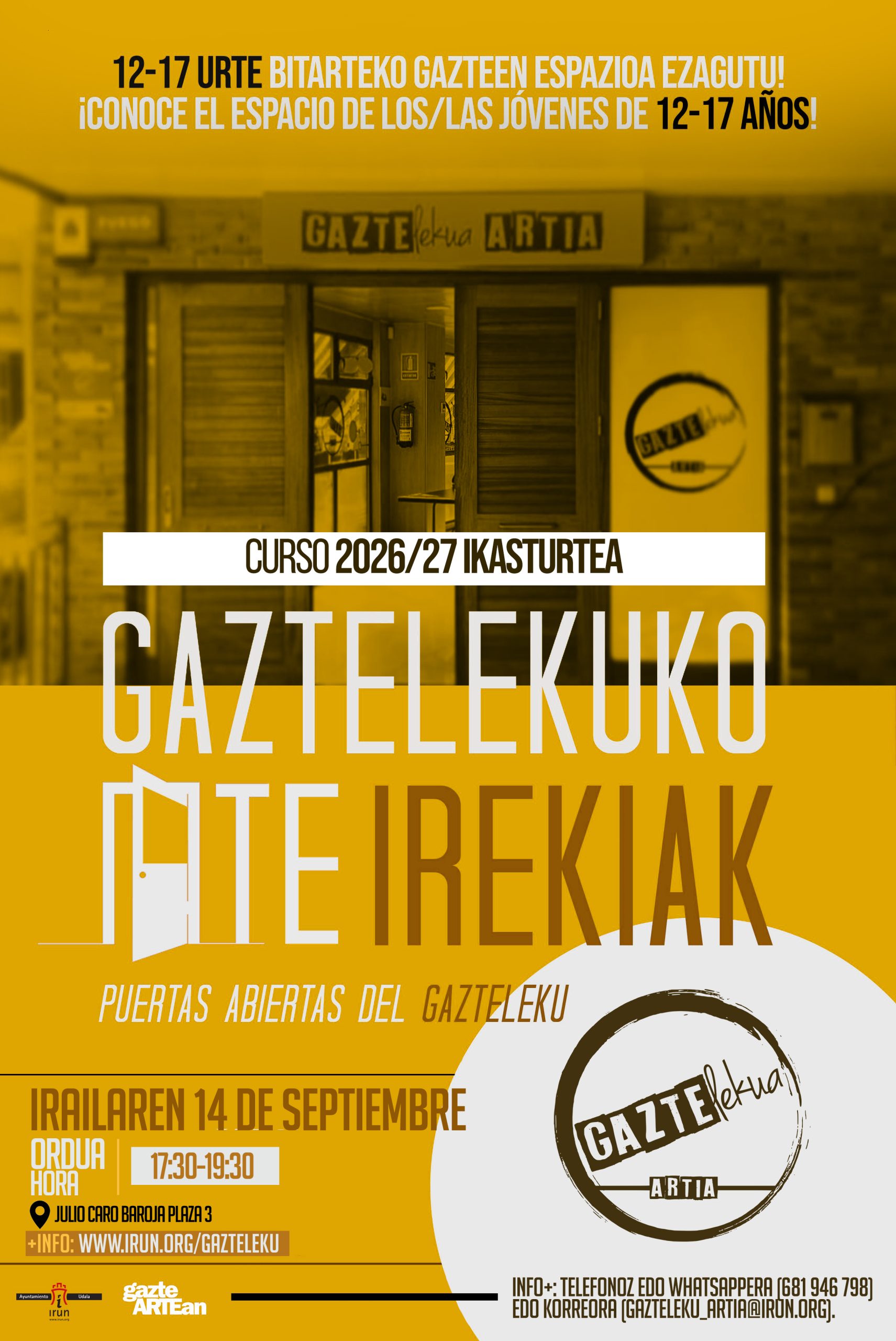 ARTIA Ate irekiak -Irun